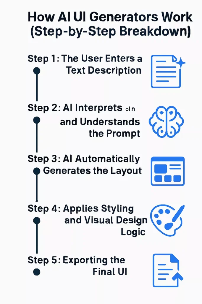How AI UI Generators Work
