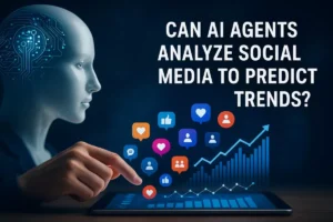 Can AI Agents Analyze Social Media to Predict Trends?